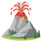 Vulkan + Berg