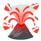 Vulkan + Herz mit Verband