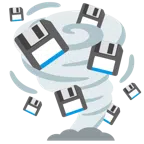 Wirbelsturm + Diskette
