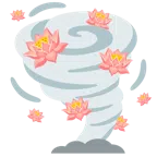Wirbelsturm + Lotusblüte