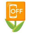 Tulpe + Mobiltelefon aus