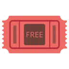 biglietto d’ingresso + pulsante FREE