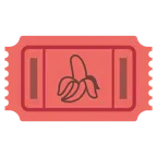 biglietto d’ingresso + banana