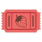 biglietto d’ingresso + fragola