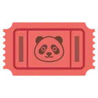 biglietto d’ingresso + panda