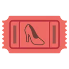biglietto d’ingresso + scarpa con il tacco