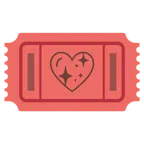 biglietto d’ingresso + cuore che luccica