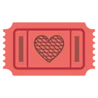 biglietto d’ingresso + cuore marrone