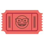 biglietto d’ingresso + faccina nerd