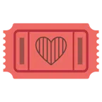biglietto d’ingresso + cuore rosso