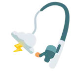 canna da pesca + fulmini