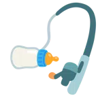canna da pesca + biberon
