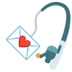 canna da pesca + lettera d’amore