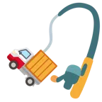canna da pesca + camion