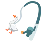 canna da pesca + oca