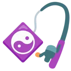 canna da pesca + Yin e Yang