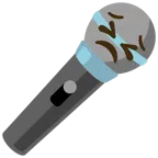 microfono + faccina perseverante