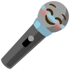 microfono + faccina sorridente