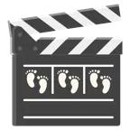 ciak + impronta di piedi