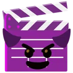 ciak + faccina con sorriso e corna