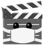 ciak + faccina con mascherina
