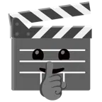 ciak + faccina che zittisce