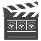 ciak + simbolo del rischio biologico