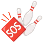 bowling + pulsante SOS