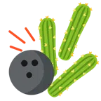 bowling + cactus