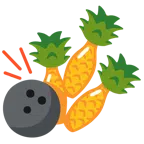 bowling + ananas