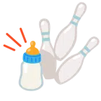 bowling + biberon