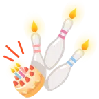bowling + torta di compleanno