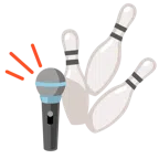 bowling + microfono