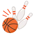 bowling + palla da pallacanestro