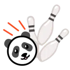 bowling + panda