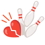 bowling + cuore infranto