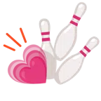 bowling + cuore che cresce