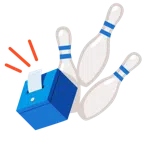 bowling + urna elettorale con scheda