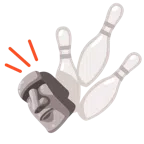 bowling + Moai