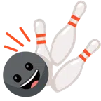 bowling + faccina con un gran sorriso
