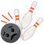 bowling + faccina preoccupata