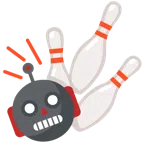bowling + faccina di robot
