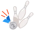 bowling + medaglia d’argento