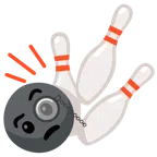 bowling + faccina con monocolo
