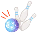 bowling + palla da discoteca