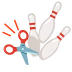bowling + forbici