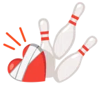 bowling + cuore guarito