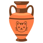 Amphore + Katzengesicht