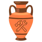 Amphore + Hammer und Schraubenschlüssel