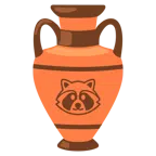 Amphore + Waschbär